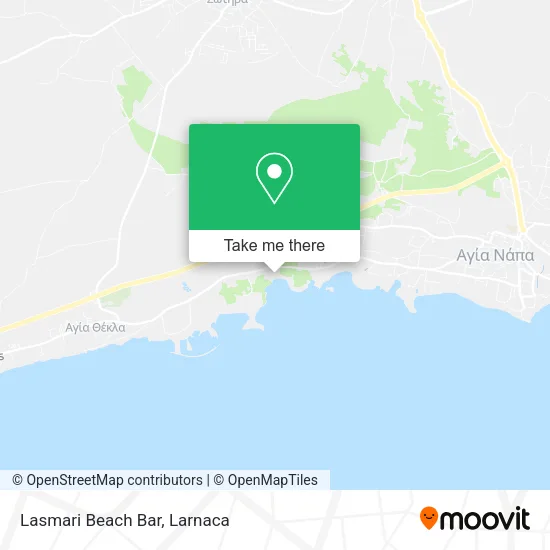 Lasmari Beach Bar map