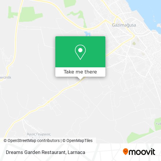 Dreams Garden Restaurant χάρτης