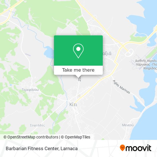 Barbarian Fitness Center map