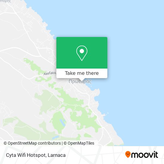 Cyta Wifi Hotspot map