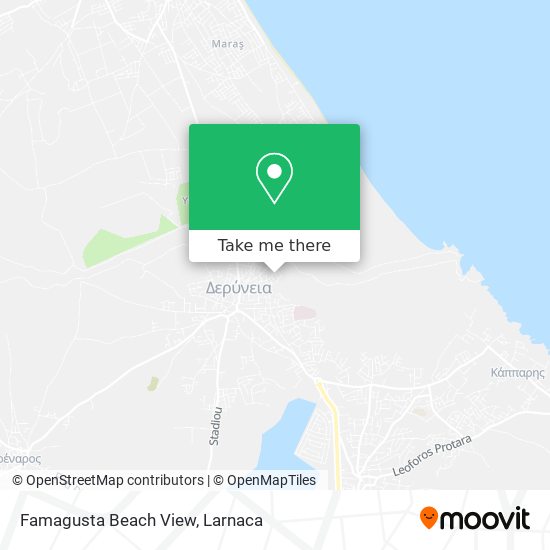 Famagusta Beach View χάρτης
