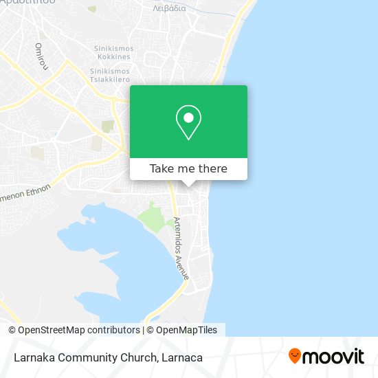 Larnaka Community Church χάρτης