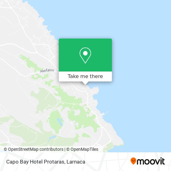Capo Bay Hotel Protaras χάρτης