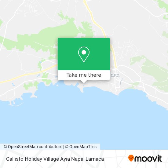 Callisto Holiday Village Ayia Napa χάρτης