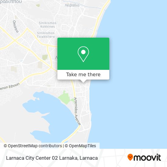 Larnaca City Center 02 Larnaka map