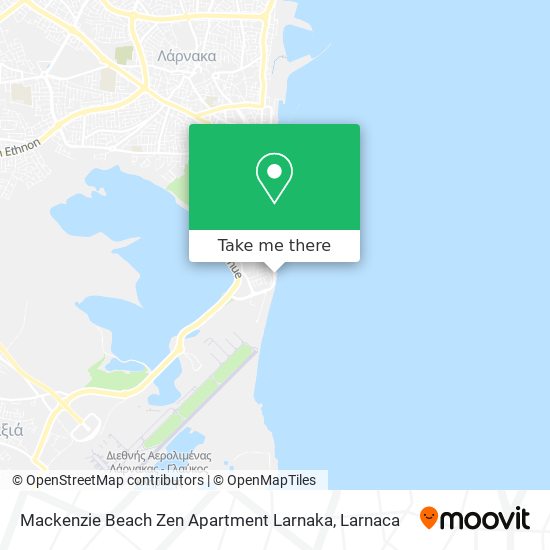 Mackenzie Beach Zen Apartment Larnaka map