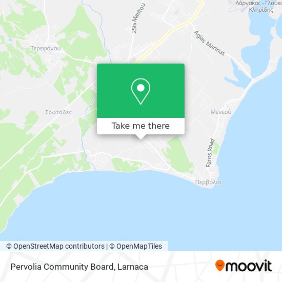 Pervolia Community Board map