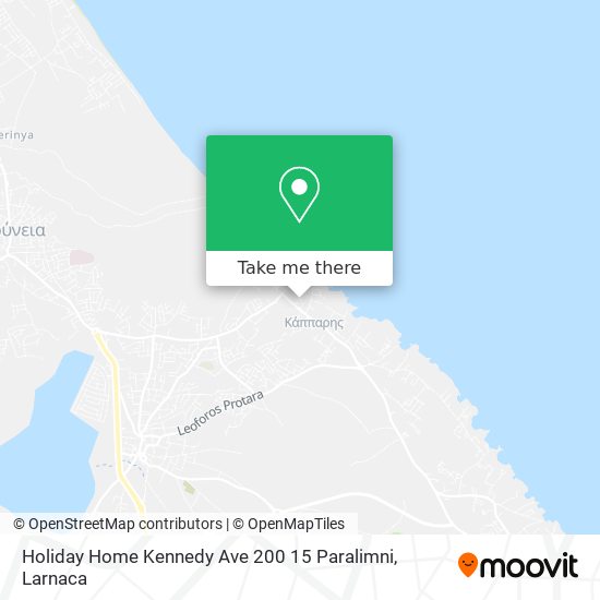 Holiday Home Kennedy Ave 200 15 Paralimni map