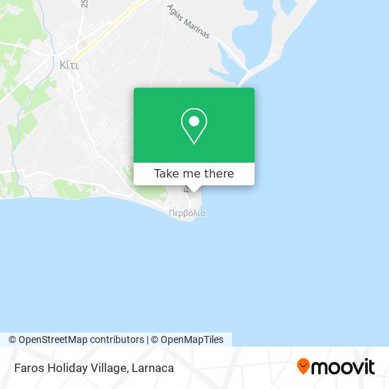 Faros Holiday Village map