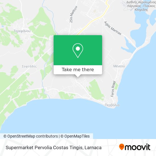 Supermarket Pervolia Costas Tingis map