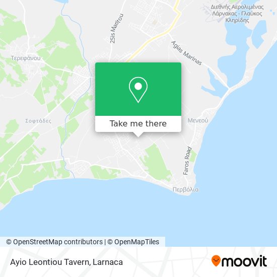 Ayio Leontiou Tavern χάρτης