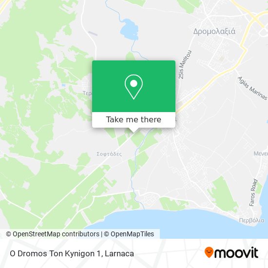 O Dromos Ton Kynigon 1 map