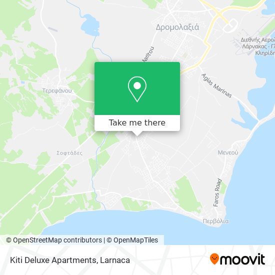 Kiti Deluxe Apartments map