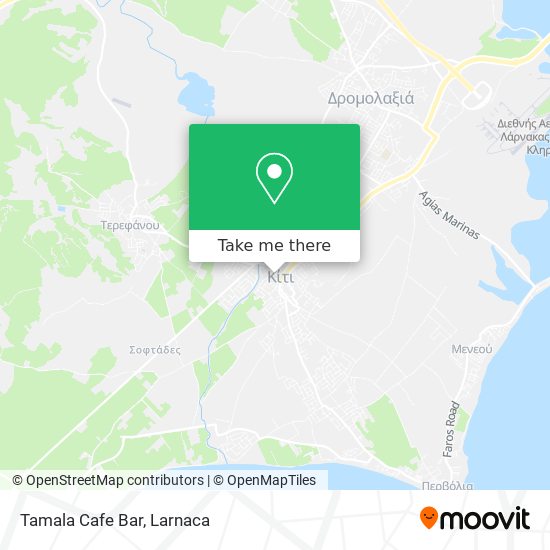 Tamala Cafe Bar χάρτης