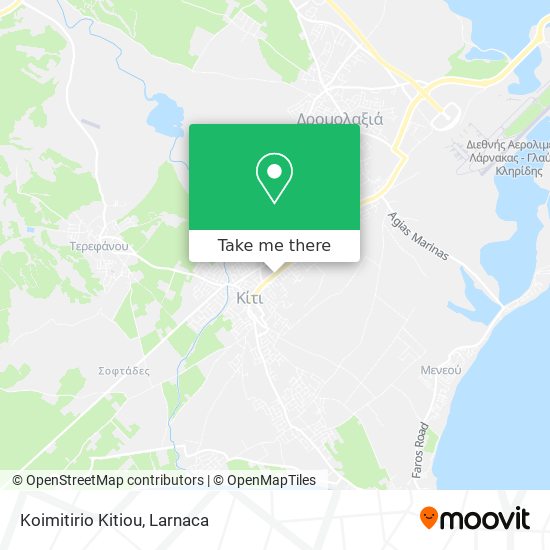 Koimitirio Kitiou map