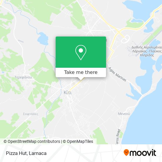 Pizza Hut map