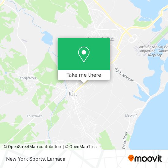 New York Sports χάρτης