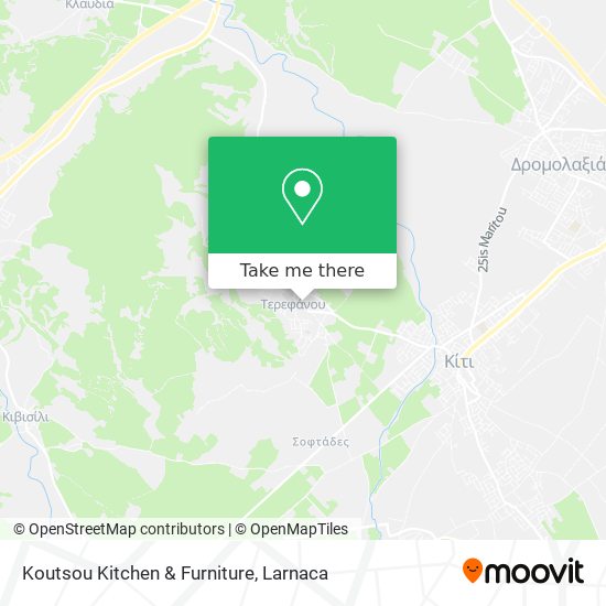 Koutsou Kitchen & Furniture map