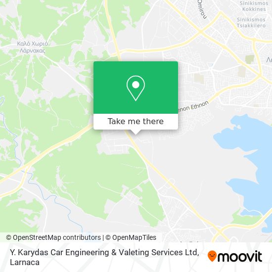 Y. Karydas Car Engineering & Valeting Services Ltd χάρτης