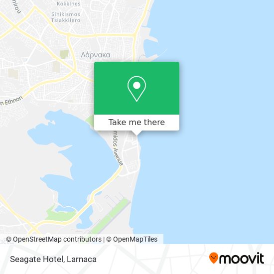 Seagate Hotel χάρτης