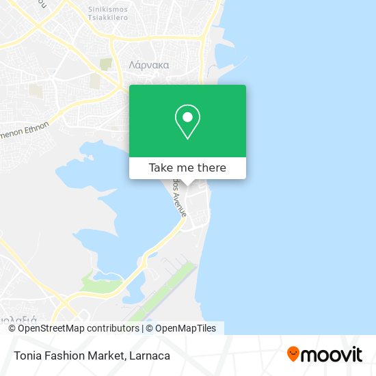 Tonia Fashion Market map