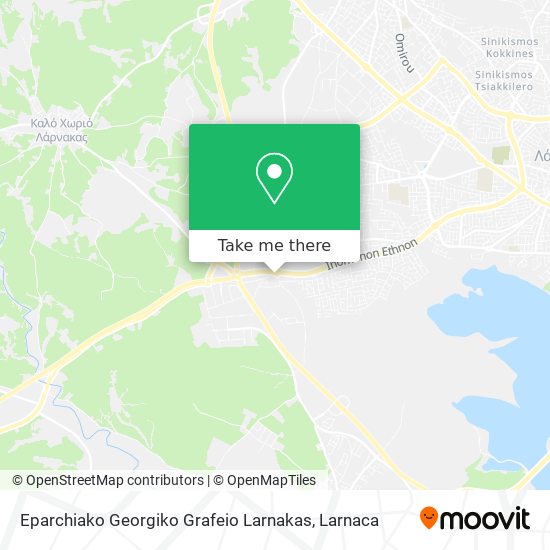 Eparchiako Georgiko Grafeio Larnakas χάρτης