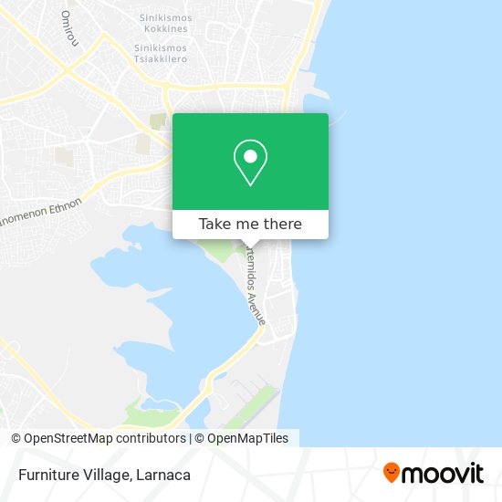 Furniture Village map