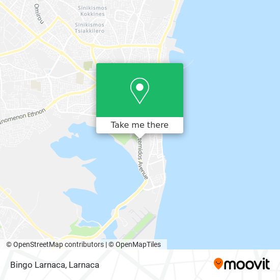 Bingo Larnaca χάρτης