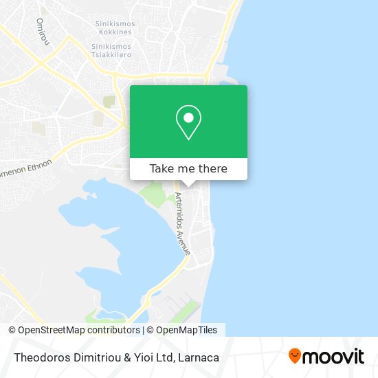 Theodoros Dimitriou & Yioi Ltd map