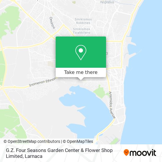 G.Z. Four Seasons Garden Center & Flower Shop Limited χάρτης