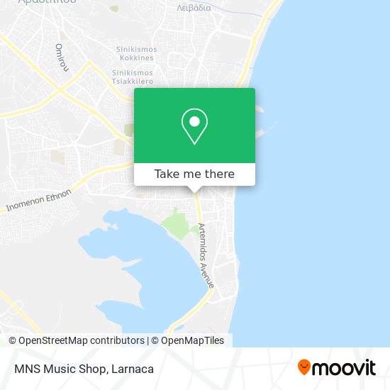 MNS Music Shop map