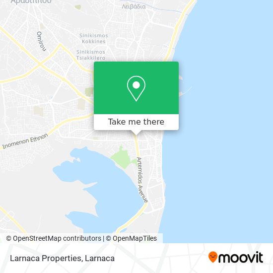 Larnaca Properties χάρτης