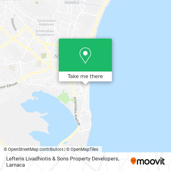 Lefteris Livadhiotis & Sons Property Developers χάρτης