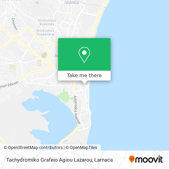 Tachydromiko Grafeio Agiou Lazarou map