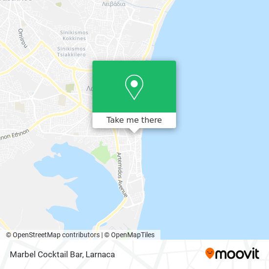 Marbel Cocktail Bar map