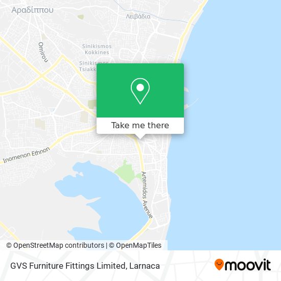 GVS Furniture Fittings Limited χάρτης
