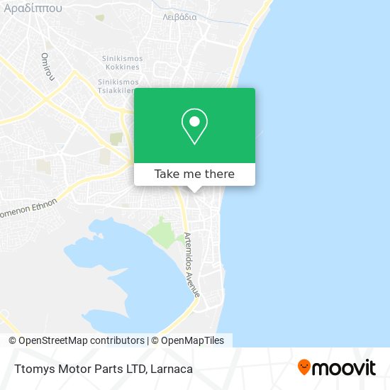 Ttomys Motor Parts LTD χάρτης