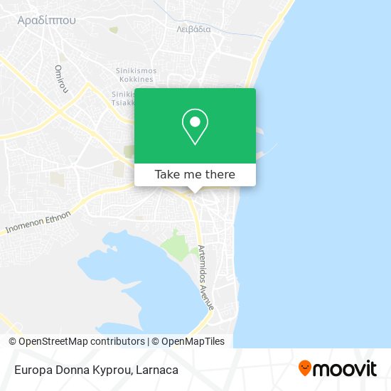 Europa Donna Kyprou map