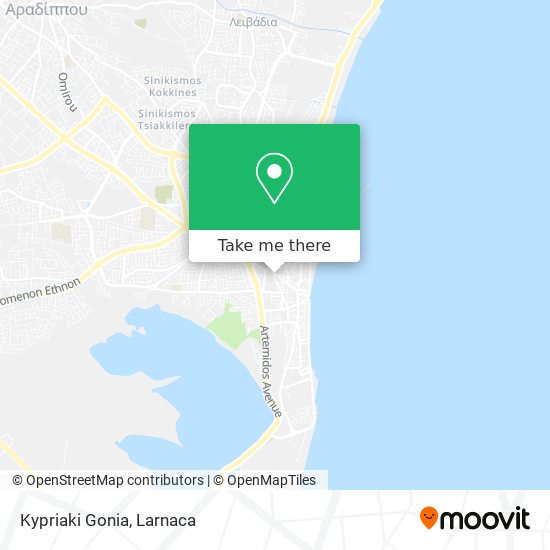 Kypriaki Gonia map