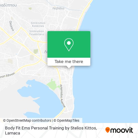 Body Fit Ems Personal Training by Stelios Kittos map