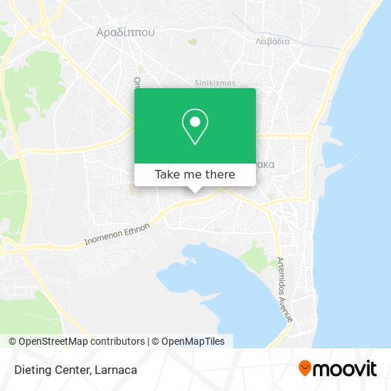 Dieting Center map