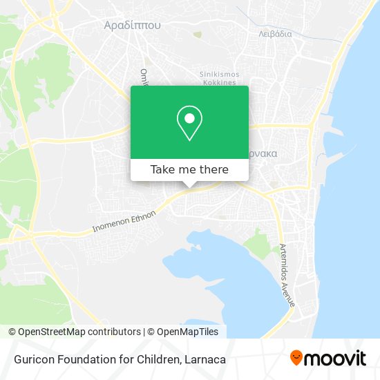 Guricon Foundation for Children χάρτης