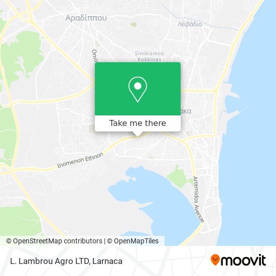 L. Lambrou Agro LTD map