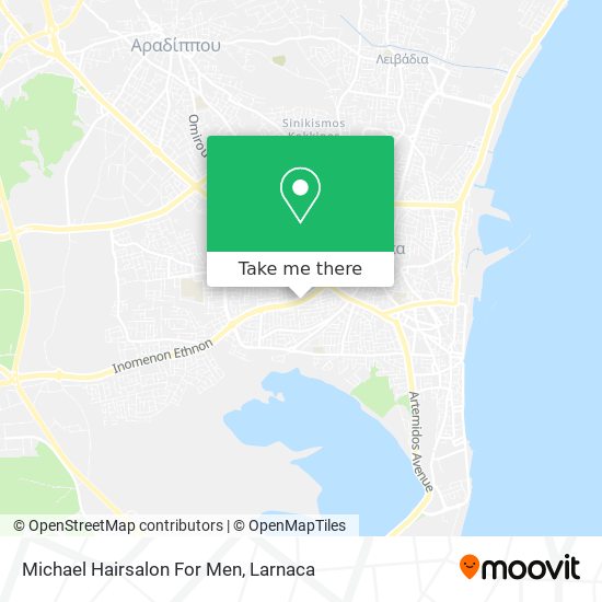 Michael Hairsalon For Men map