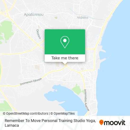 Remember To Move Personal Training Studio Yoga χάρτης