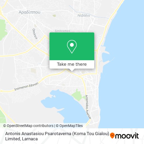 Antonis Anastasiou Psarotaverna (Koma Tou Gialou) Limited map