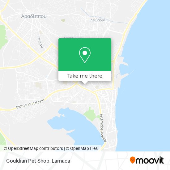 Gouldian Pet Shop χάρτης