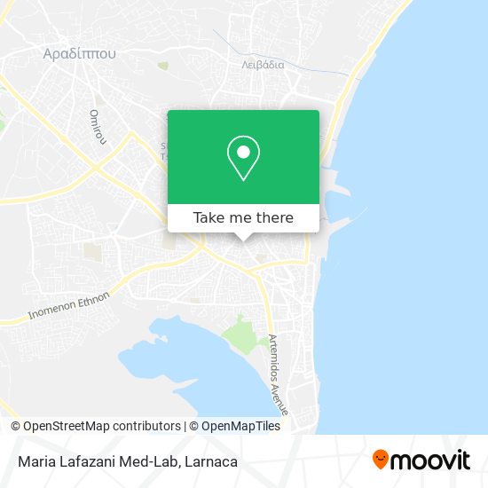 Maria Lafazani Med-Lab map