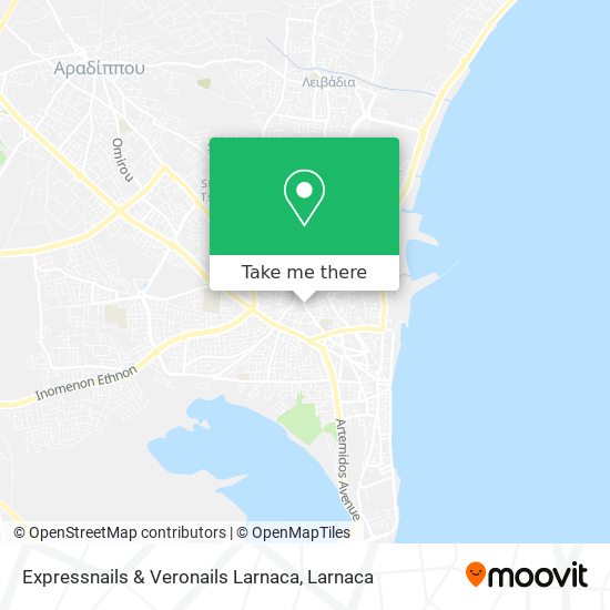 Expressnails & Veronails Larnaca map