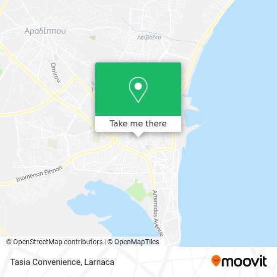 Tasia Convenience map
